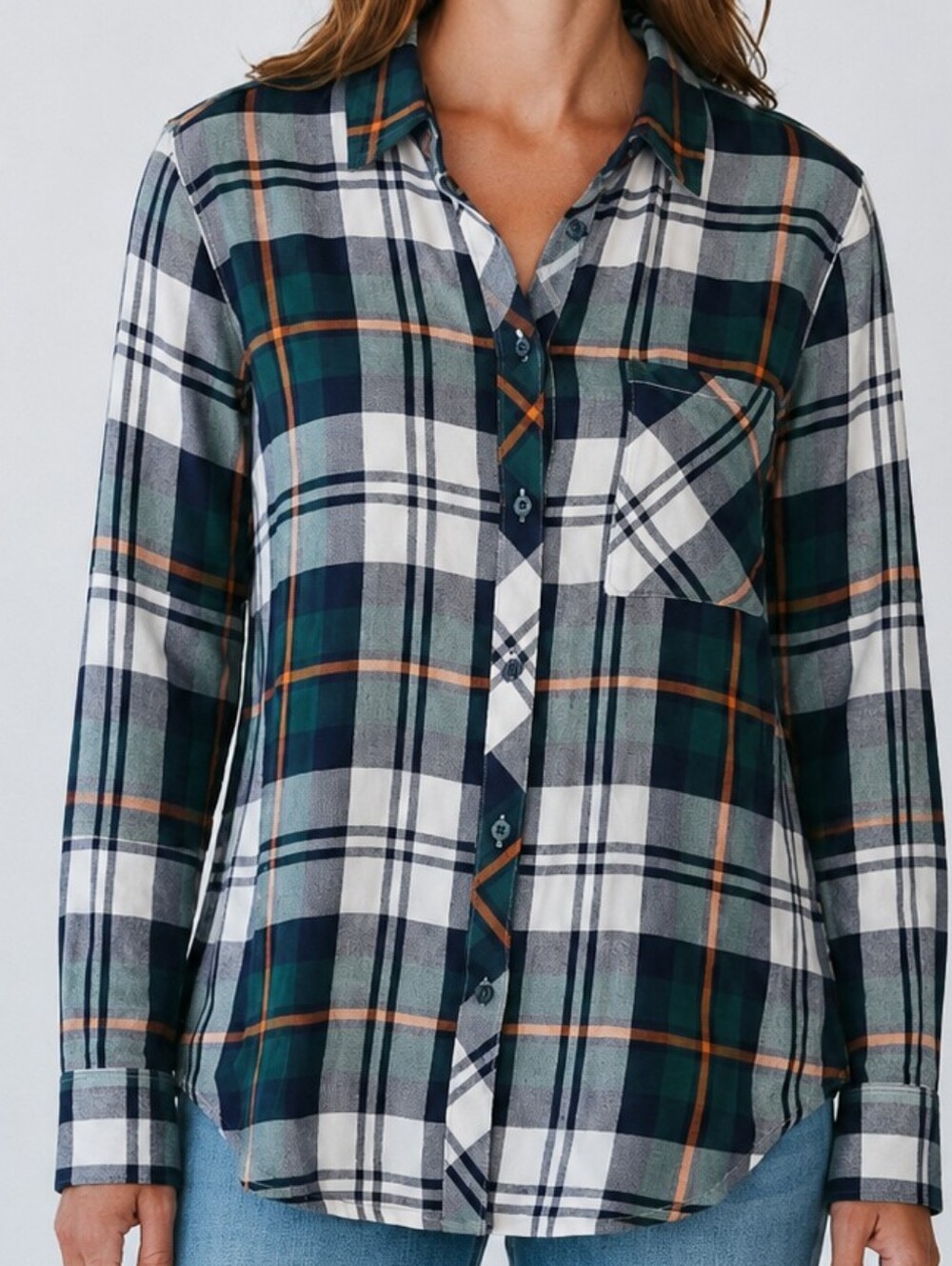Rails Hunter Plaid Button Up Size M